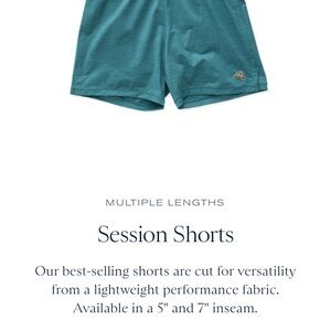 Tracksmith Session Shorts (5 inch) Medium (brand new, never worn)